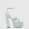 ERMANNO SCERVINO Platform In Light Blue Nuvolato Suede With Hand-woven Straps -Angelina Store D468Z840OKR W4601 01 b238c73e 67ba 47cc 896d 5efc40ed0983
