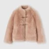 ERMANNO SCERVINO Lambskin Leather Over Jacket With Leather And Gold Metal Details. -Angelina Store D470I311ZEV 51512 01 7dcfb915 bc6c 45de 8bd3 c215edb6b40d