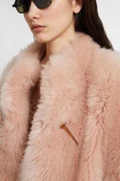 ERMANNO SCERVINO Lambskin Leather Over Jacket With Leather And Gold Metal Details. -Angelina Store D470I311ZEV 51512 03 6032bff9 0eee 4c45 baaf 1652f5f7feb8