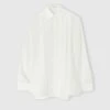 ERMANNO SCERVINO Pure Silk Shirt With Front Pleats -Angelina Store D472K310VKX 10602 01