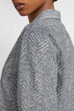 ERMANNO SCERVINO Viscose Shirt With Hand-applied Crystals And Herringbone Pattern In Shades Of Beige -Angelina Store D472K322CTZFY S4706 05 d8098181 b1eb 4ba9 8562 8155f3843c93