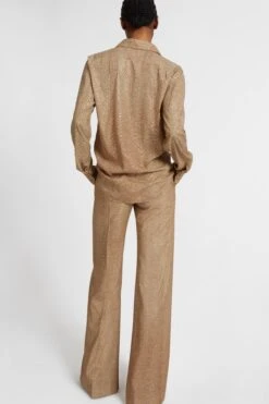 ERMANNO SCERVINO Viscose Shirt With Hand-applied Crystals And A Sigata Pattern In Shades Of Grey -Angelina Store D472K322CTZFY S4716 04 ab538e8a 24a1 4643 ba2a 73e78eaa90c6