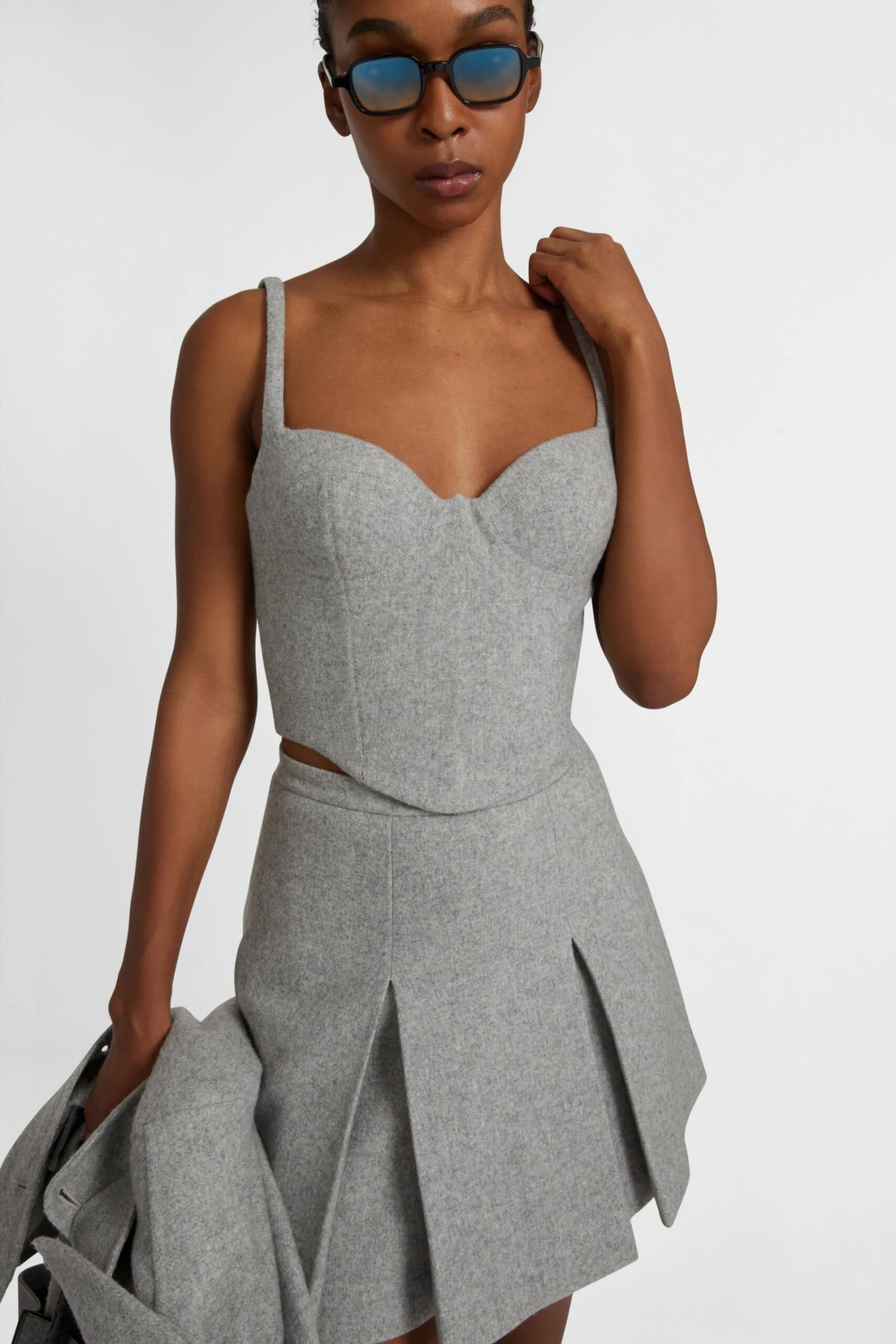 ERMANNO SCERVINO Wool Blend Bustier Top 5 ERMANNO SCERVINO Wool Blend Bustier Top - Image 3