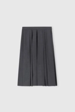 ERMANNO SCERVINO Pleated Skirt In Cool Wool