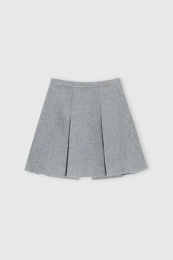 ERMANNO SCERVINO Wool Blend Mini Skirt With Pleats
