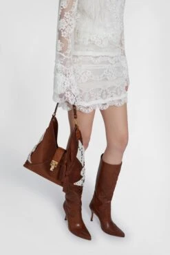 ERMANNO SCERVINO Miniskirt In Patchwork Of Lace And Georgette -Angelina Store D472O332EOI 10602 03 854d18f2 d6b5 466c 9329 fe68c7fd81a2