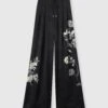ERMANNO SCERVINO Pure Silk Trousers With Floral Print -Angelina Store D472P311QFZ S4710 01 2062781d ae15 4cc7 8586 482c1e6badff