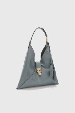 ERMANNO SCERVINO Dudu Bag In Smooth Dark Grey Calfskin -Angelina Store D473S303WNR 84105 03