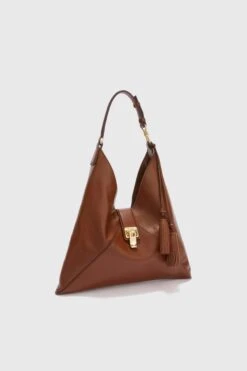 ERMANNO SCERVINO Dudu Bag In Smooth Brown Calfskin -Angelina Store D473S303WNR 91228 03