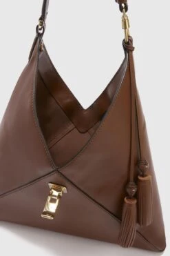 ERMANNO SCERVINO Dudu Bag In Smooth Brown Calfskin -Angelina Store D473S303WNR 91228 05