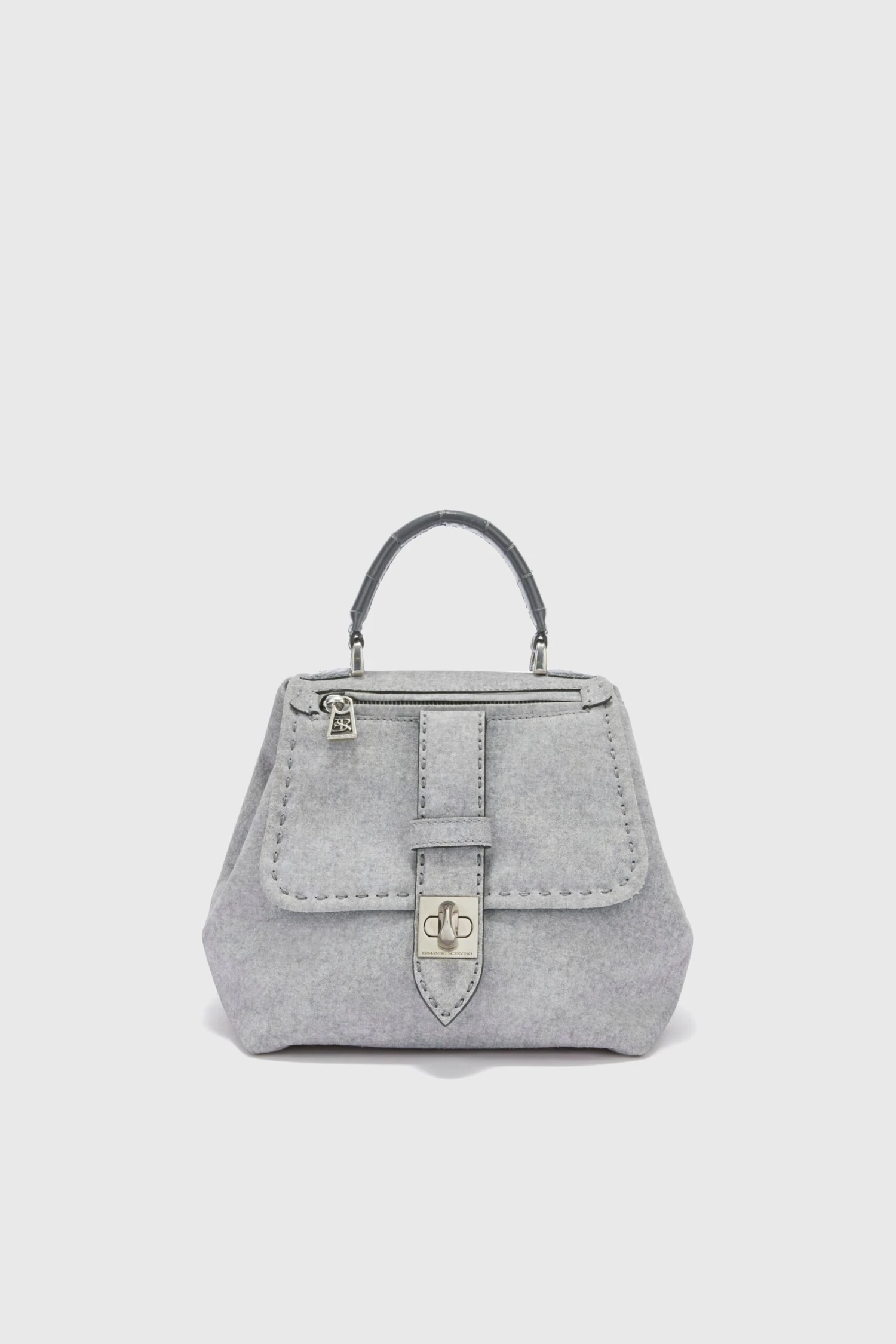 ERMANNO SCERVINO Liza Bag In Printed Crust Melange Cloth 3 ERMANNO SCERVINO Liza Bag In Printed Crust Melange Cloth