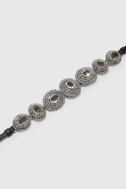 ERMANNO SCERVINO Black Belt In Smooth Calfskin With Double Buckle Tip And Loop -Angelina Store D473T340WNR 95708 03