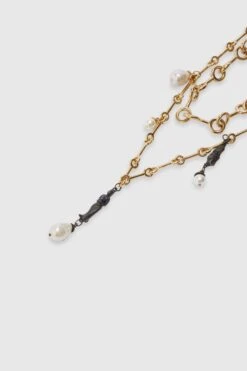 ERMANNO SCERVINO Multi-strand Necklace With Reverse Chain -Angelina Store D473X300PMB ORLBJ 03 92cd3244 3982 4f50 87b4 e07e24c30aca