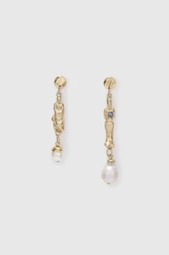 ERMANNO SCERVINO Earrings With Sculptural Pendants And Pearls