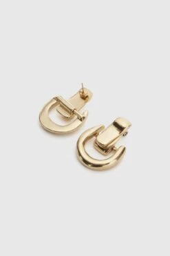 ERMANNO SCERVINO Small Gold Half-hoop Earrings -Angelina Store D473X306MLO ORLBJ 03 d7cf5b41 aad2 4a69 ba70 f20b629c2e8e