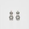 ERMANNO SCERVINO Chandelier Earrings With Oval Crystals