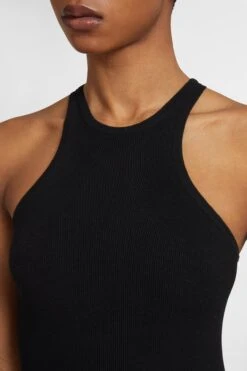 ERMANNO SCERVINO Black Viscose Blend Halterneck Tank Top 10 ERMANNO SCERVINO Black Viscose Blend Halterneck Tank Top -Angelina Store D475L311HVT 95708 04 4893dfc1 2d4d 44b1 bed0 caf078904faf