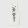 ERMANNO SCERVINO Merino Wool Tank Top With Argyle Motif And Baguette Crystals -Angelina Store D475L319RCTATQ B4706 01 b5536d2c 6cf2 4118 9998 1e165ce40ffc