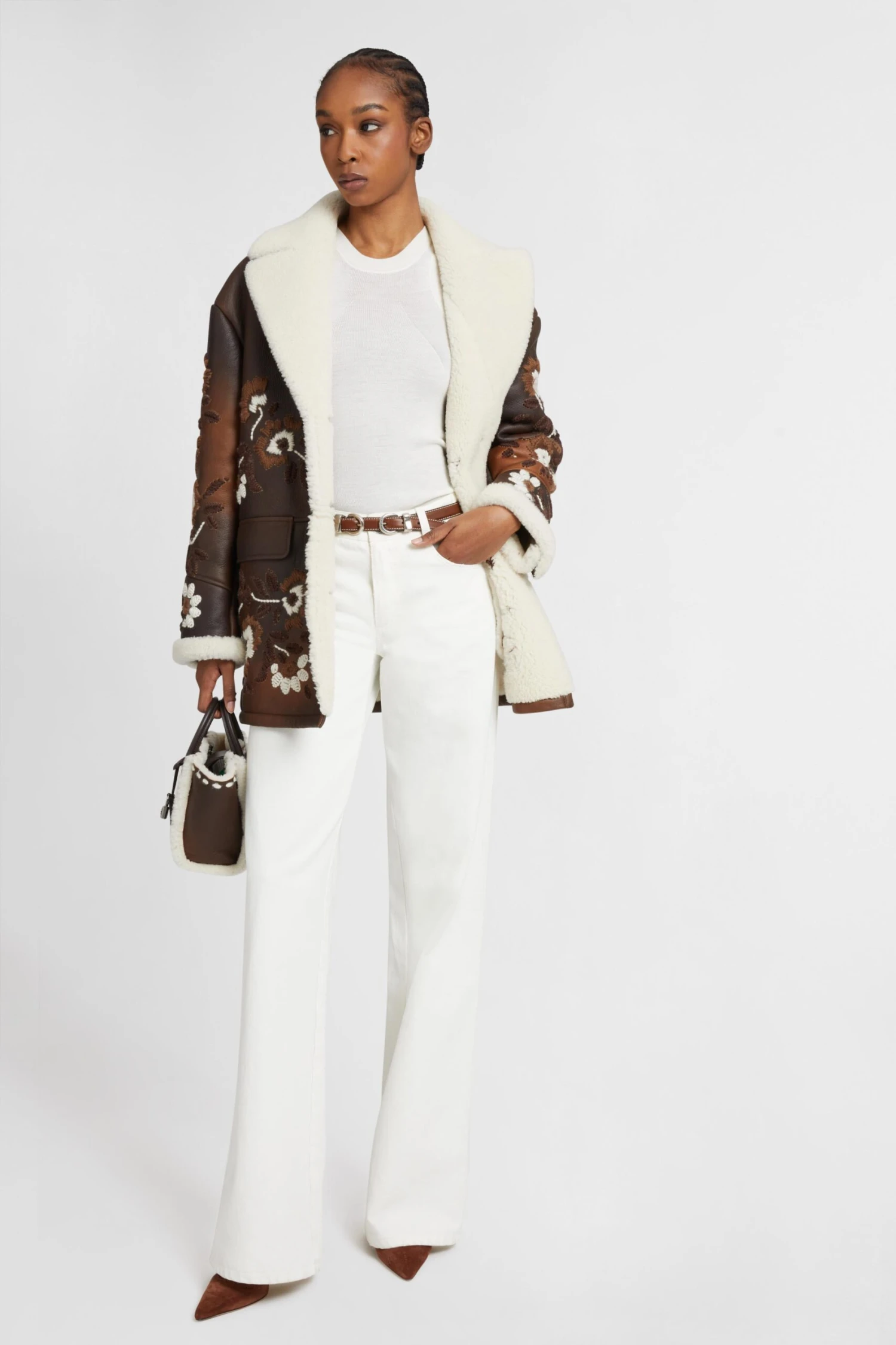 ERMANNO SCERVINO Merino Wool Halterneck Tank Top With Dense Rib Pattern 5 ERMANNO SCERVINO Merino Wool Halterneck Tank Top With Dense Rib Pattern - Image 3