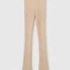 ERMANNO SCERVINO Nude Viscose Blend Leggings With Vertical Rib Pattern -Angelina Store D475P300HVT 51216 01 7311a3bd 1f01 4e4e 9f65 d360c6177927