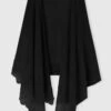 ERMANNO SCERVINO Black Cashmere Stole With Wool Rebrode Lace Edge -Angelina Store D475R304APPYU 95708 01 88fb8213 5027 456e 9bde 7cb3f4c90e4b