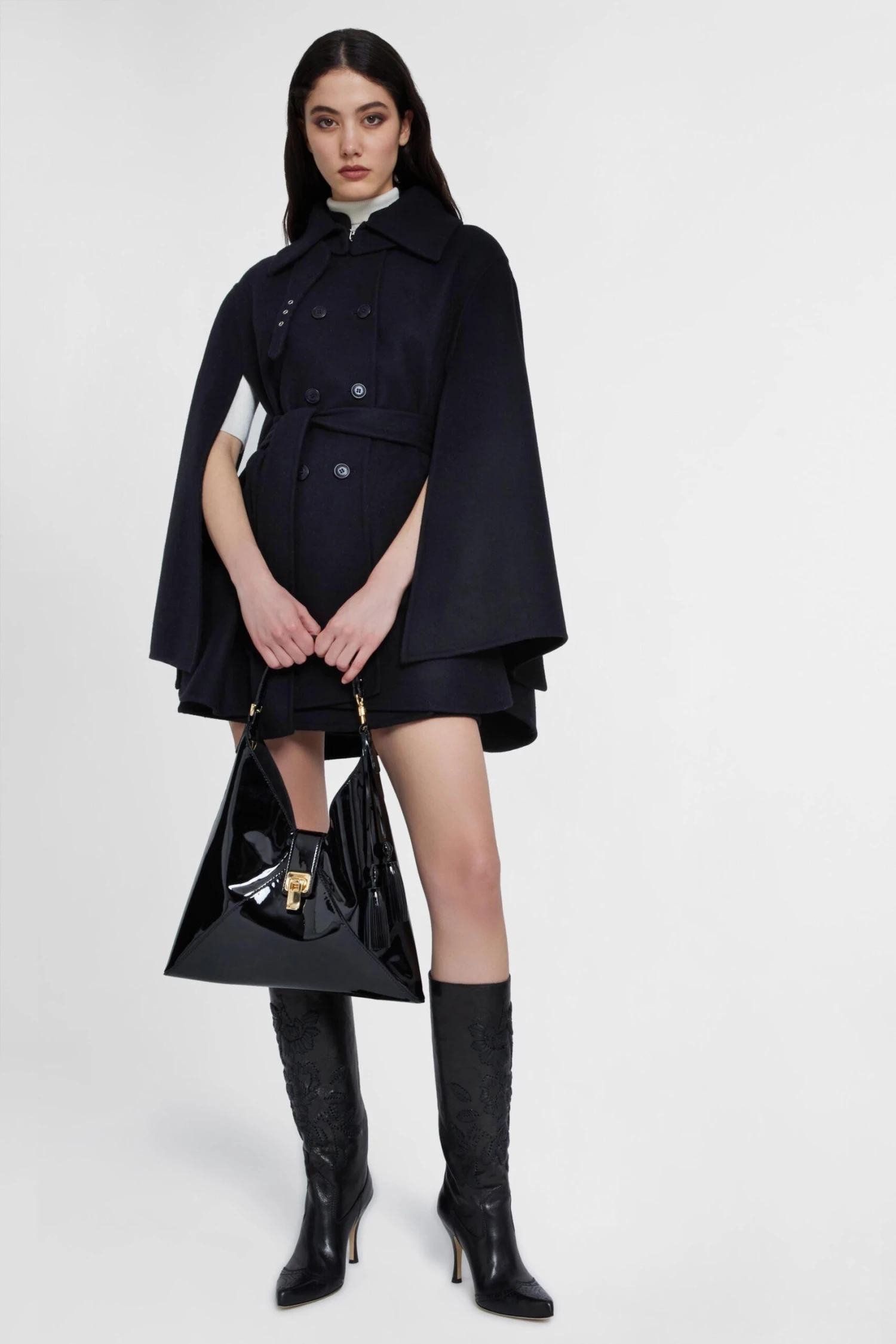 ERMANNO SCERVINO Double-breasted Coat With Matching Buttons 4 ERMANNO SCERVINO Double-breasted Coat With Matching Buttons - Image 2