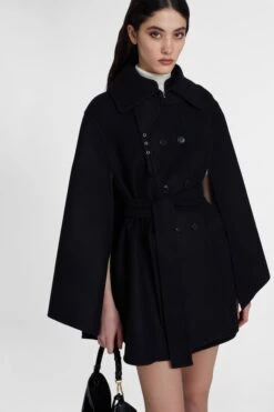 ERMANNO SCERVINO Double-breasted Coat With Matching Buttons 9 ERMANNO SCERVINO Double-breasted Coat With Matching Buttons -Angelina Store D476D311GVJ 95708 03 b7a2c602 d89a 48ce b391 4397615cfc39