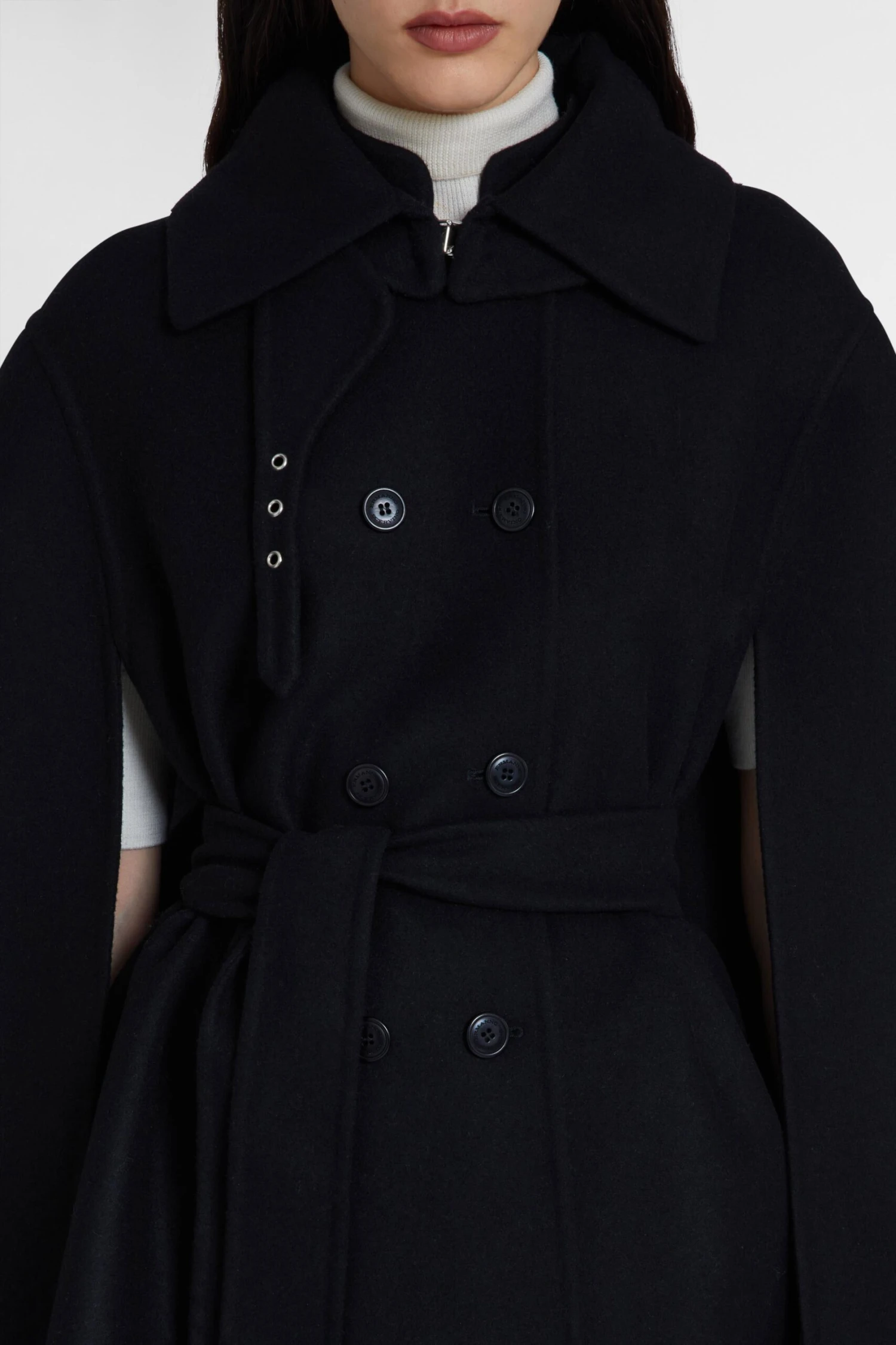 ERMANNO SCERVINO Double-breasted Coat With Matching Buttons 6 ERMANNO SCERVINO Double-breasted Coat With Matching Buttons - Image 4