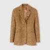 ERMANNO SCERVINO Single-breasted Jacket In A Blend Of Virgin Wool And Silk With A Herringbone Pattern -Angelina Store D476I347CBUNM T4702 01