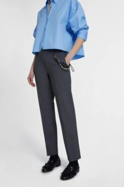 ERMANNO SCERVINO Straight Trousers In Cool Wool -Angelina Store D476P300TVW M4701 04 11a83eb6 a76c 42d1 b4e5 00ba92d7a173