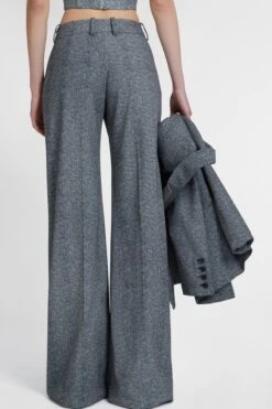 ERMANNO SCERVINO Palazzo Trousers In Viscose With Herringbone Pattern -Angelina Store D476P308ZFY S4706 05 0b161bd5 6bb2 44df bbbe 5bea08698787