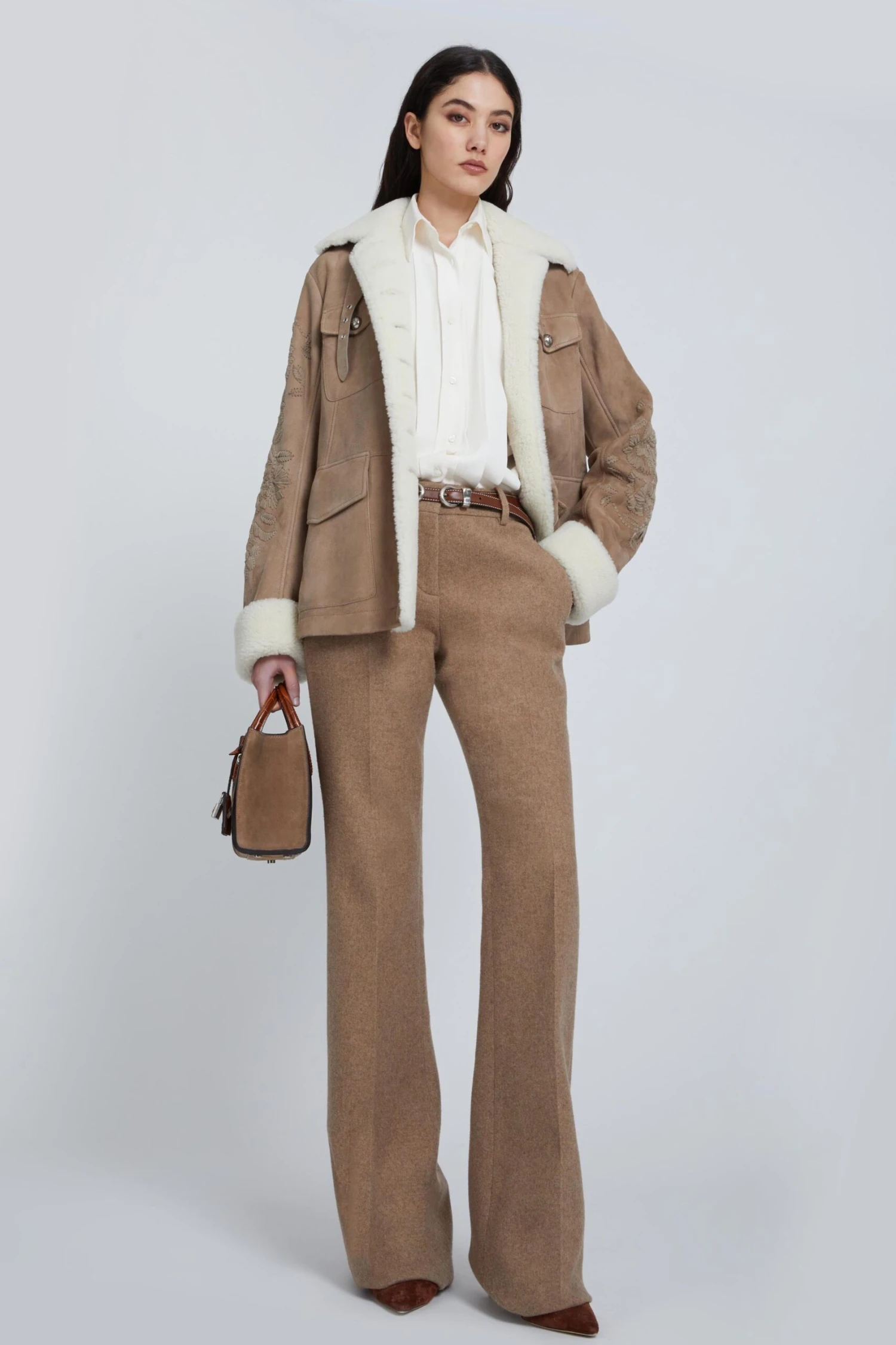 ERMANNO SCERVINO Wool Blend Bootcut Trousers 4 ERMANNO SCERVINO Wool Blend Bootcut Trousers - Image 2