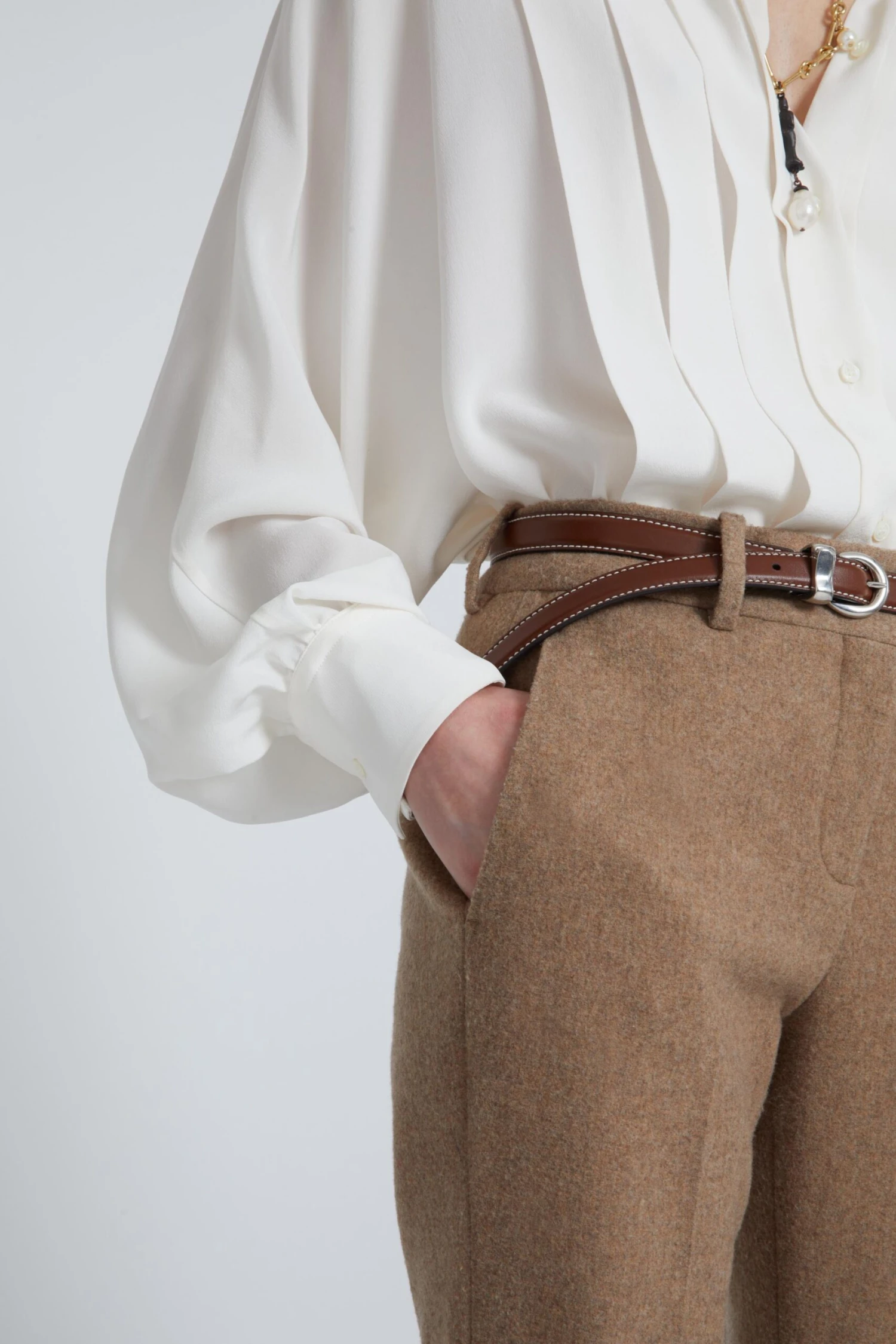 ERMANNO SCERVINO Wool Blend Bootcut Trousers 6 ERMANNO SCERVINO Wool Blend Bootcut Trousers - Image 4