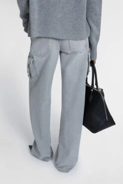ERMANNO SCERVINO Low-rise Cargo Palazzo Jeans In Grey 21 ERMANNO SCERVINO Low-rise Cargo Palazzo Jeans In Grey -Angelina Store D477P302GFV 44103 05 026d65e7 83b6 4602 bfdf 5d44551339ba